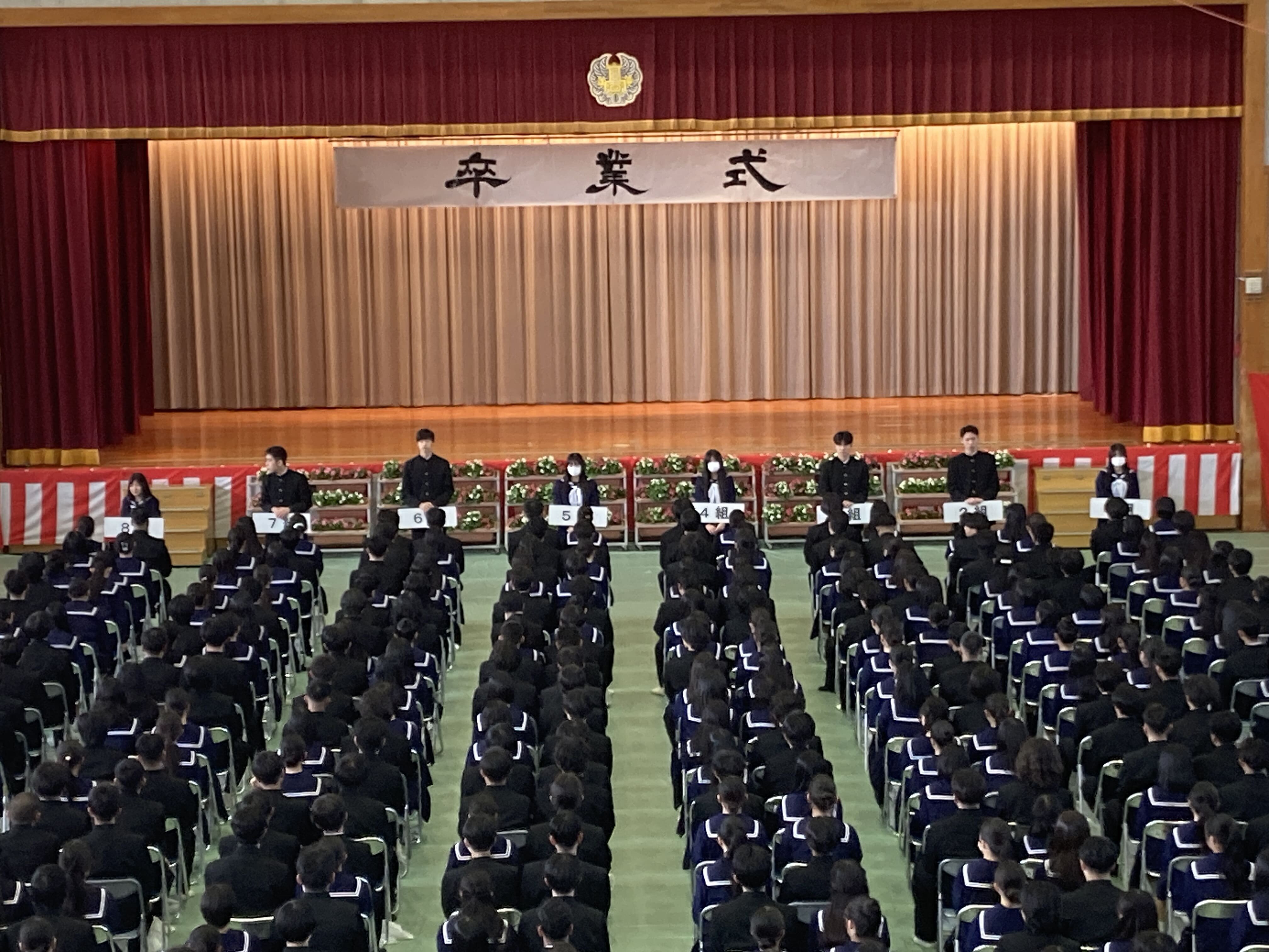令和6年度75期生卒業式 - 沖縄県立読谷高等学校